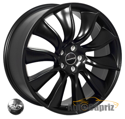 Диски ZF 259 MattBlack R21 W9.5 PCD5x114.3 ET50 DIA66.1